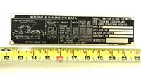 DT-528 | DT-528 M123 Tractor Truck Weight and Dimension Data Plate (2).jpg