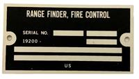 DT-534 | DT-534 Fire Control Range Finder Data Plate (3).jpg