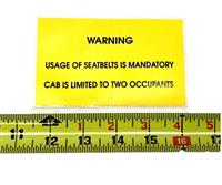 DT-539 | DT-539 Seatbelt Warning Decal (4).jpg