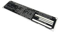 DT-557 | DT-557 M275A2 Tractor Truck Weight and Dimension Data Plate (4).jpg