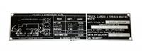 DT-566 | DT-566  M927A2 WOW 5 Ton Cargo Truck Weight and Dimension Data Plate (2).JPG