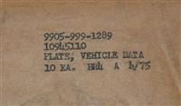DT-583 | DT-583  Data Plate Tag M274A2 Mule Platform Utility Truck 12 Ton 4x4 Shipping Data Plate (1).JPG