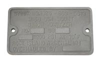 DT-601 | DT-601  Data Plate Tag M158 Gun Mount Plate (2).JPG