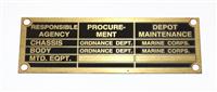 DT-639 | DT-639  Data Plate Tag Brass Responsible Agency (1).JPG
