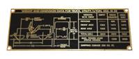 DT-640 | DT-640  Data Plate Tag Brass M38 Utility Truck 14 Ton 4x4 Weight and Dimension (2).JPG