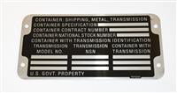 DT-660 | DT-660  Data Plate Tag Container Shipping Metal Transmission Information (1).JPG