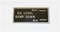 DT-684 | DT-684  Oil Level Ramp Down Minimum and Maximum Sticker (2).JPG