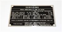 DT-688 | DT-688  Data Plate Tag M792 Ambulance Truck 1 14 Ton 6x6 Servicing Data (2).JPG