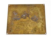 DT-707 | DT-707  Data Plate Tag Brass Hydraulic Pump Operation Data (2).JPG