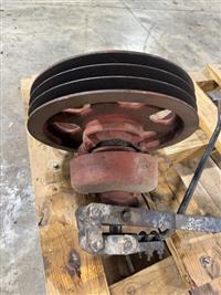 ENG-016 | ENG-016 Engine Flywheel Antique Hand Clutch Engine.jpg