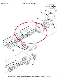 FM-356 | FM-356  FMTVLMTV Left Side Brake Drum (Complete) (1).JPG