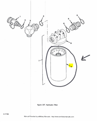 HET-104 | HET-104 Spin On Hydraulic Oil Filter Oshkosh M1070 HET Dia 1.PNG