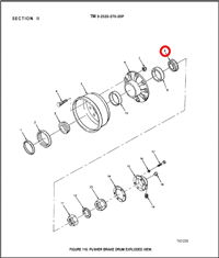 HET-126 | HET-126 Tapered Roller Bearing Cone with Rollers Heavy Equipment Transporter.png