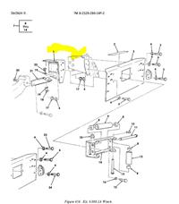 HM-1071 | HM-1071 Right Front Extension Bumper Bracket HMMWV Dia  (2).JPG