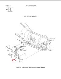 HM-1309 | HM-1309 Transmission Shift Remote Lever Control HMMWV.JPG