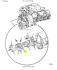 HM-1386 | HM-1386 Water Pump With Grooved Pulley 6.2L 6.5L Diesel Engine HMMWV CUCV Dia 1.PNG