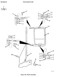 HM-1749 | HM-1749 Locked Bear Side View Mirror Swivel Dia1.JPG