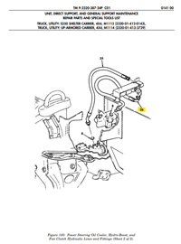 HM-1837 | HM-1837 Fan Clutch Hose Assembly HMMWV manual.png