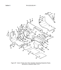 HM-1869 | HM-1869 Front Left Hand Green Interior Insulation Panel HMMWV (1).png