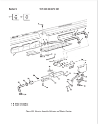 HM-1876 | HM-1876 Left Hand 3 Vent Nozzle Defroster HMMWV (6).png