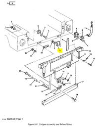 HM-1958 | HM-1958  Tailgate Chain Mounting Bracket HMMWV (5).JPG