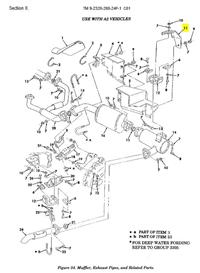 HM-1972 | HM-1972  Exhaust Mounting Bracket HMMWV (2).JPG