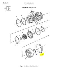 HM-2009 | HM-2009 Direct Clutch Front Brake Band Lining HMMWV A2 Only Dia 1.JPG