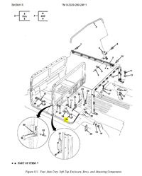 HM-259LR | HM-259LR Soft Door Striker Left Rear Position HMMWV Dia (1).JPG