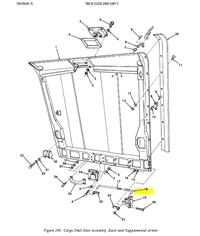 HM-3509 | HM-3509 Threaded Rod End Cargo Shell Door Assembly HMMWV Dia (1).JPG