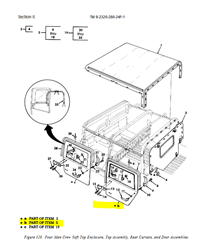 HM-3528 | HM-3528 Rear Right Passenger Side Camo Soft Door HMMWV Dia (1).JPG