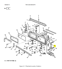 HM-3540 | HM-3540 Folddown Windshield Leaf Butt Hinge HMMWV Diagram(1).JPG