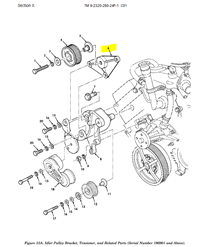 HM-3553 | HM-3553 Idler Pulley Mounting Bracket HMMWV DIA (1).JPG