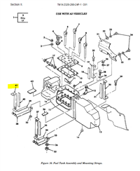 HM-3557 | HM-3557 Right Top Rear Fuel Tank Mounting Angle Bracket HMMWV Dia (1).JPG
