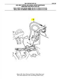 HM-3584 | HM-3584 Mile Marker Rear Winch Pressure Hose Control Block to Steering Gear HMMWVDIA (3).PNG