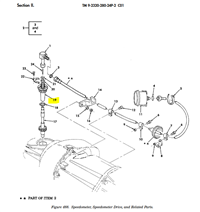 HM-3595 | HM-3595 Speedometer Tachometer Drive Adapter HMMWV M880  Dia (1).JPG