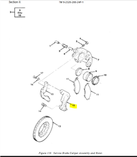 HM-3620 | HM-3620 Left Front Brake Disc Adapter HMMWV Dia (1).JPG