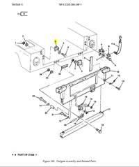 HM-3670 | HM-3670 Upper Left Side Tailgate Latch Angle Bracket Full Assembly HMMWV Dia (1).JPG