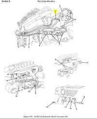 HM-3718 | HM-3718 Front Short Hydraulic Hose Assembly Mile Marker Winch HMMWV (1).JPG