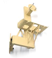 HM-3805 | HM-3805  Spare Tire Carrier Rear Bumper Mounted Swing Away Style with Hardware included HMMWV (17).JPG