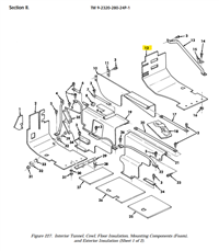 HM-3845 | HM-3845 Insulation Vehicular HMMWV Model M1035 diagram  (1).png