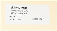 HM-3888 | HM-3888  Hose Assembly Nonmetallic Front Brake Line Regulator to Proportion Valve HMMWV (1).JPG