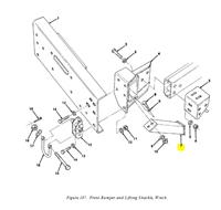 HM-455 | HM-455 Front Bumper Left Side Support Bracket HMMWV Update Dia (1).JPG
