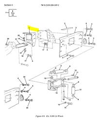 HM-474 | HM-474 Left Front Extension Bumper Bracket HMMWV Dia (1).JPG