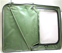 HM-521 | Green Front Passenger Side Vinyl Soft Door HMMWV