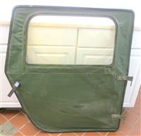 HM-643 | HM-643  Green Vinyl Right Passenger Rear Soft Door HMMWV Update  (1).JPG