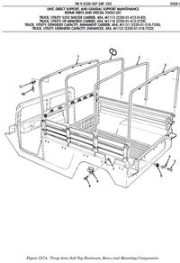 HM-707 | HM-707 Middle Bow for HMMWV 2 Man Troop Carrier with Soft Top.JPG