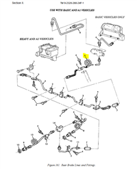 HM-972 | HM-972 Rear Brake Line Proportioning Valve to Rear Union HMMWV Update  Dia (3).JPG
