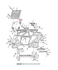 HM-975 | HM-975 HMMWV Upper Grille Screen Parts Diagram (Large).JPG