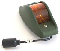 thumbnail image 2 of 2 Amber LED Side Marker Lights - 12V/24V Aluminum Housing For HMMWV HUMVEE (PB-HBE84512) 2 of 3