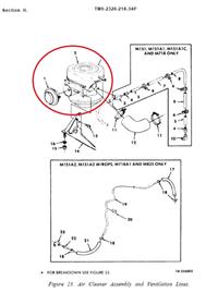M151-155 | M151-155  M151 AM General MUTT Jeep Intake Air Jeep (4).JPG